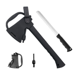 Multifunctional outdoor survival axe