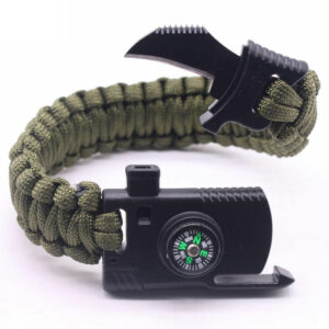 Multifunctional umbrella rope survival bracelet