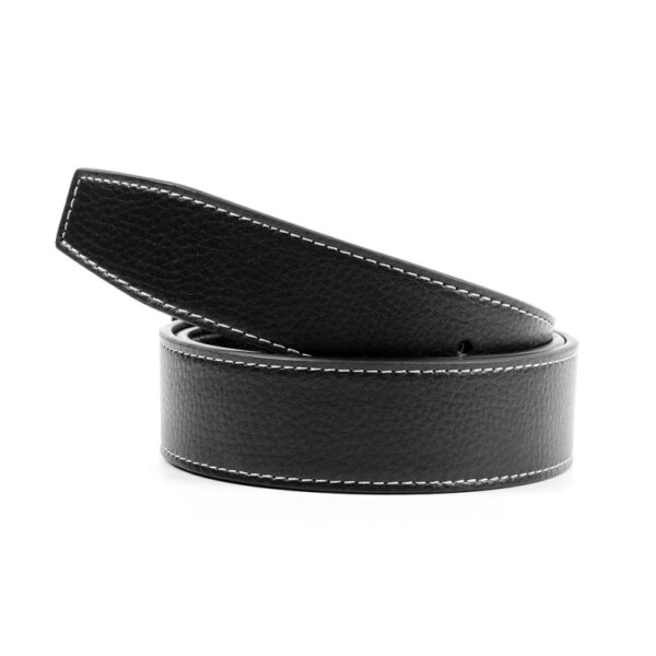 Belt without buckle head pu leather Kk KnifeStudio