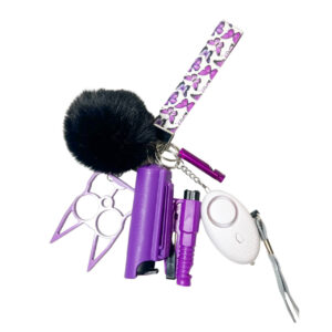 Purple Emperor Self Defense Keychain