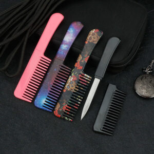 Comb Brush Knife Hidden Knife Self Defense For Women