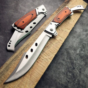 MILITARY STAINLESS STEEL FIXED BLADE FOLDING KNIFE