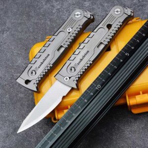 Exoskeleton III TC4 Titanium Tactical EDC Heavy Gravity Knife