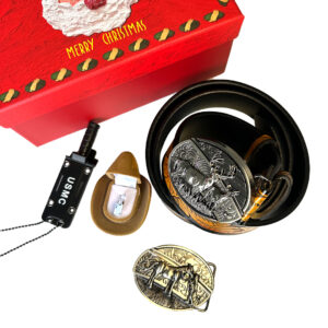 Christmas gift box -Girl With Horse